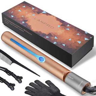 LANPRO 2 in 1 Hair Straightener and Curling Iron