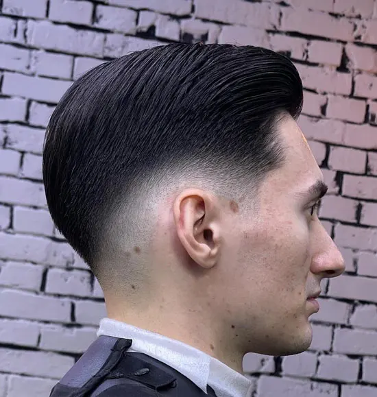 Polished Comb Over with Low Fade