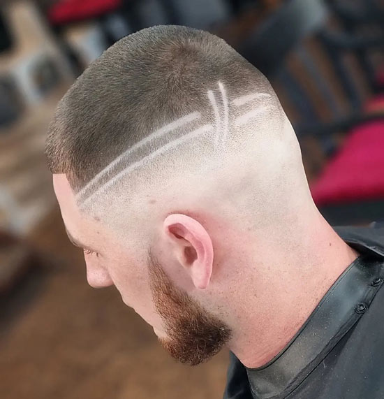 Snipped Crew Cut with Razor Decal