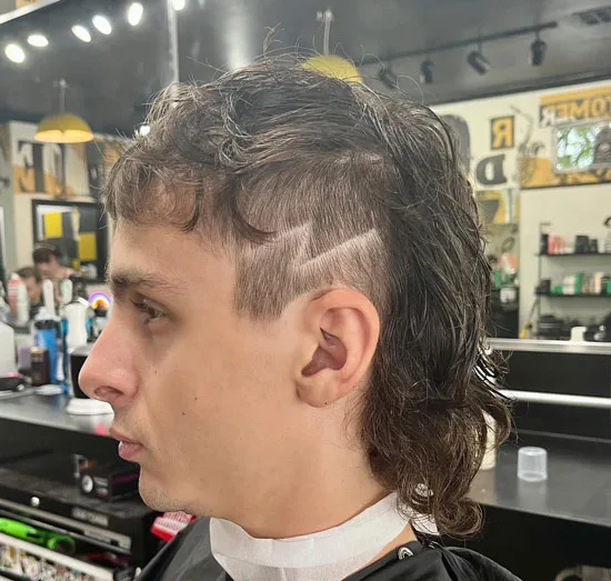 Bolted Mullet Cut