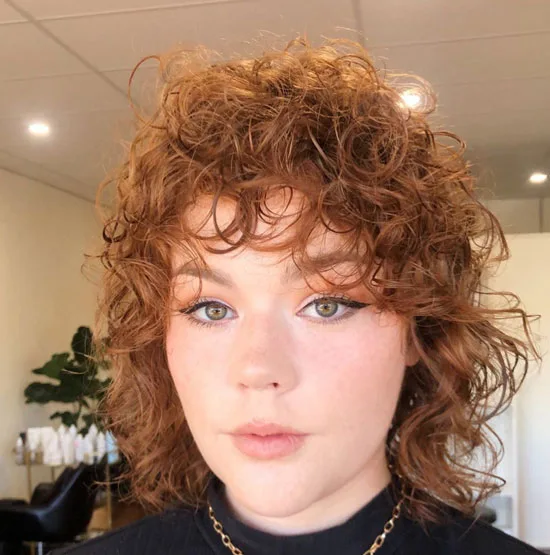 Curly Redhead Concept