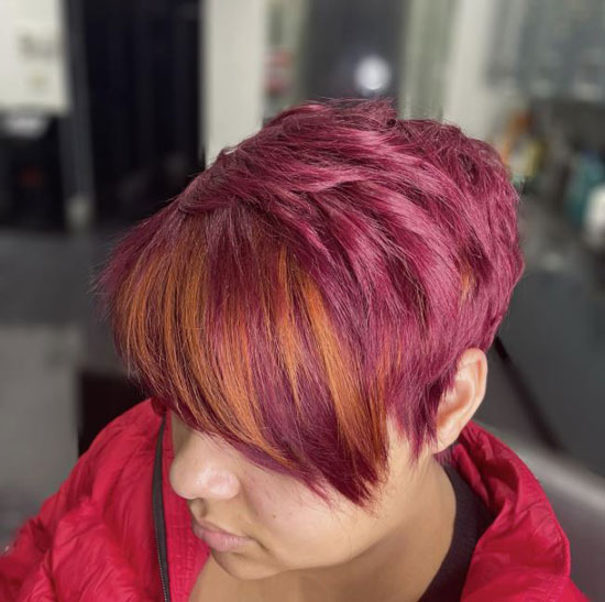 Burgundy Red 27 Piece Hairstyle