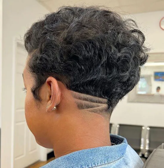 Low Back Fade with Lines