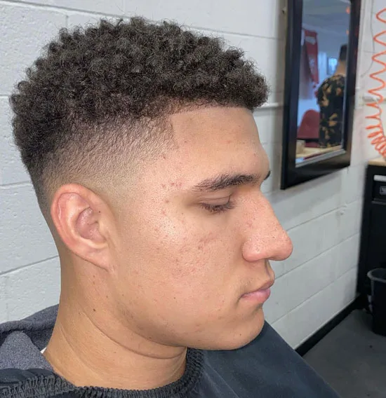 High Fade Afro