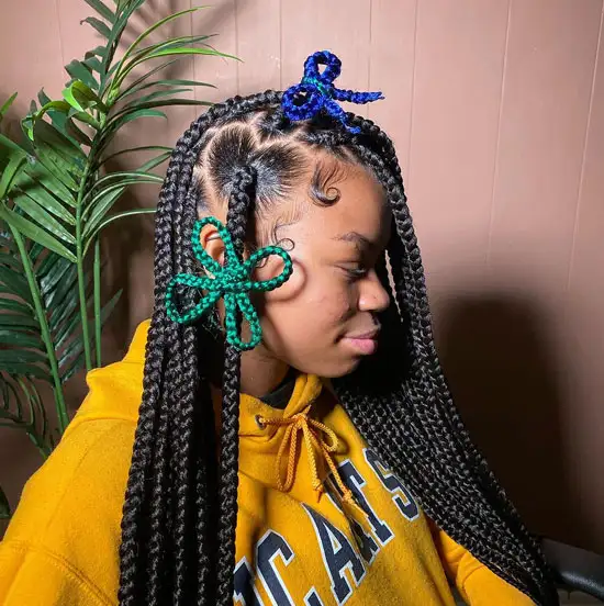 Passion Braids with Dual Knots