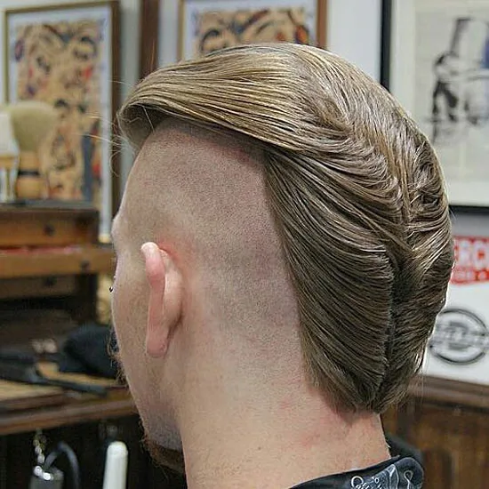 Side Shaved Ducktail