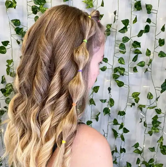 Two-way Bubble Braids With Beach Waves
