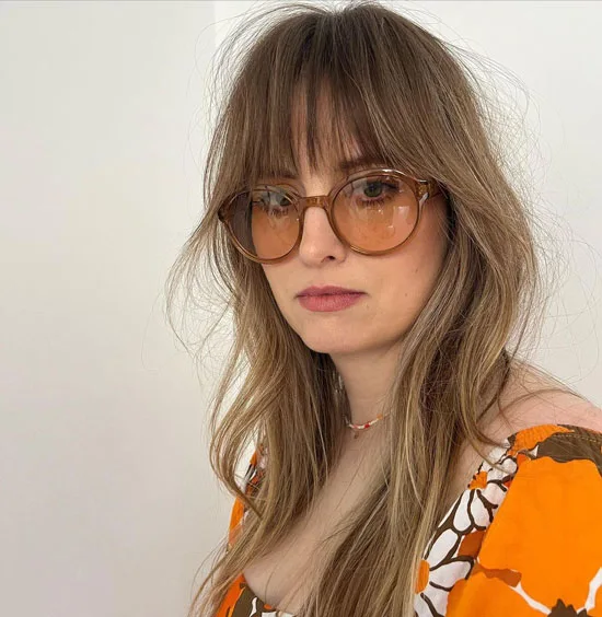 70s Vintage Bangs with Frizzy Coating