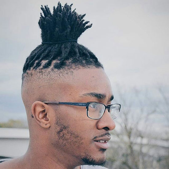 Elevated Man Bun With Disconnected