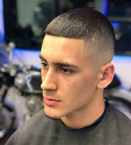 High French Crop With Skin Fade