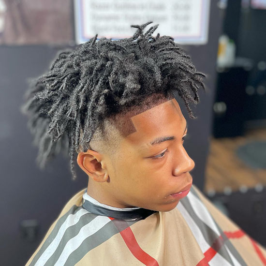 NBA Youngboy's Dreads with Professional Taper