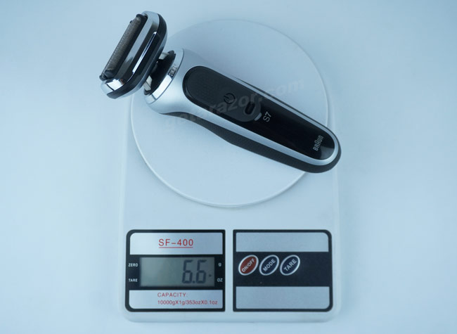 Braun Series 7 On Weighing Scale