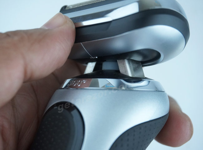 Testing the flexibility of Braun Series 7’s 360 Flex Head