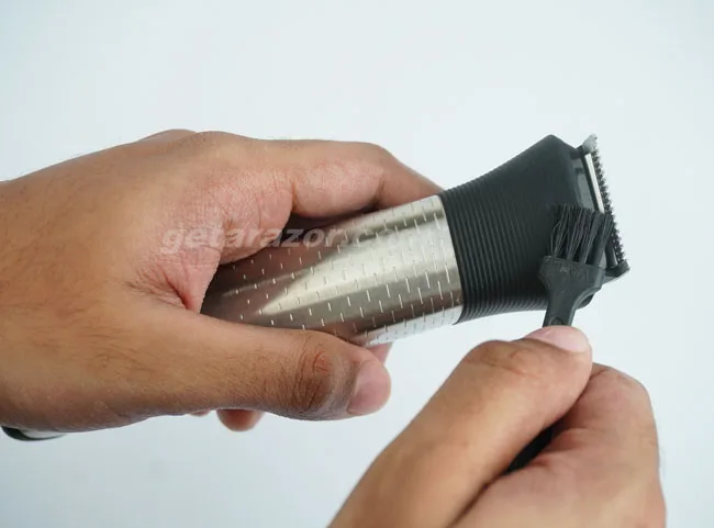 Philips Multigroom 9000 being cleaned